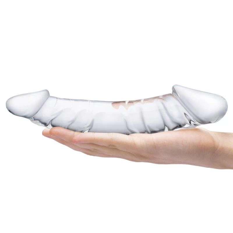 Glas - Girthy Realistlik Kahepoolne Klaasist Dildo - Image 6