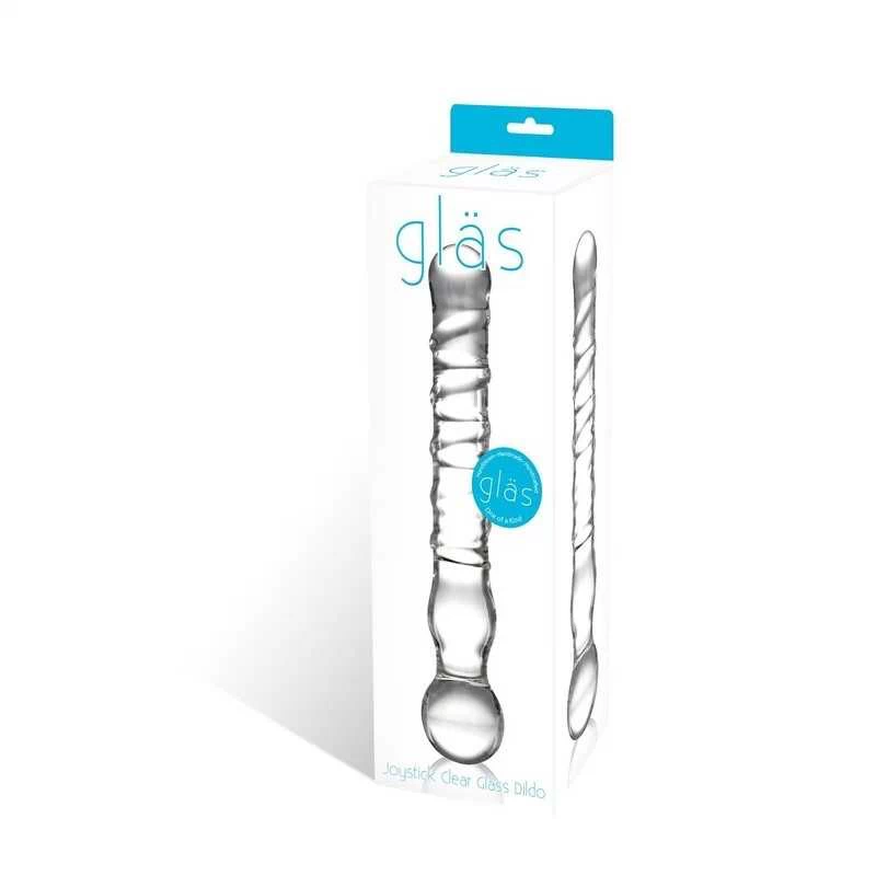 GLÄS - JOYSTICK LÄBIPAISTEV KAHEPOOLNE KLAASIST DILDO - Image 2