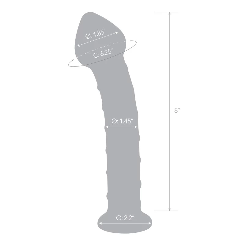 Glas - Mr. Swirly Dildo 20,3 cm - Image 3