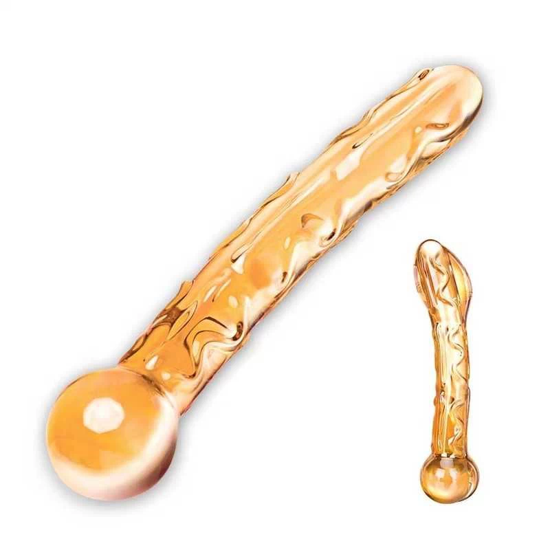 Gläs - Orange Tickler Glass dildo