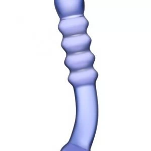 gläs Purple Rain klaasist dildo