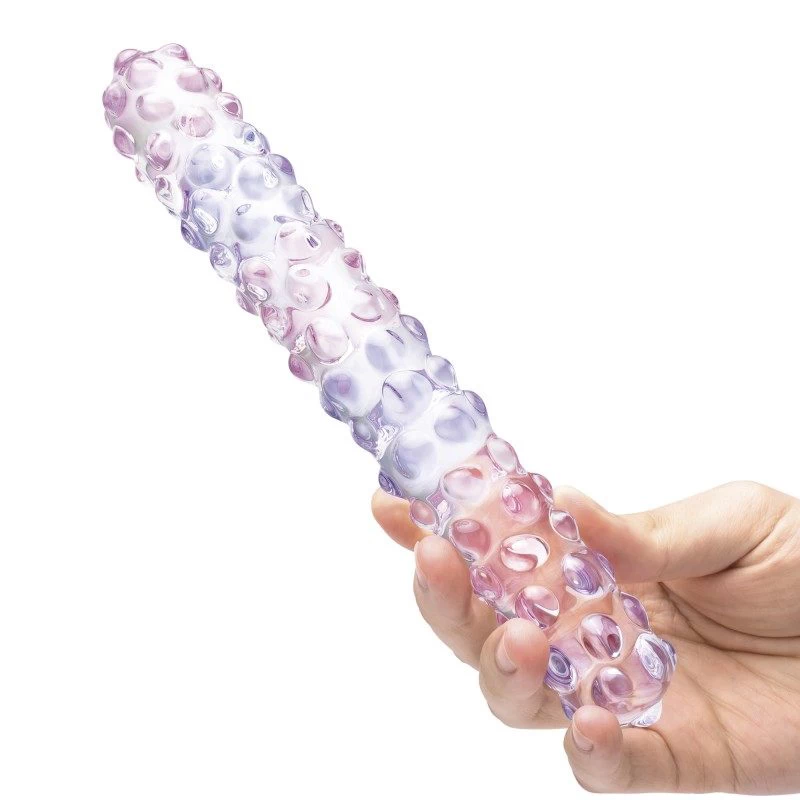 Glas - Purple Rose Nubby Dildo - Image 4