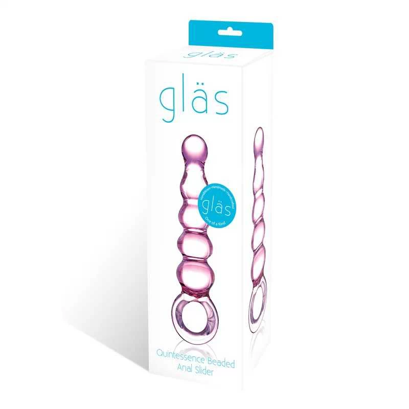 Gläs - Quintessence Beaded Glass Anal Slider - Image 2