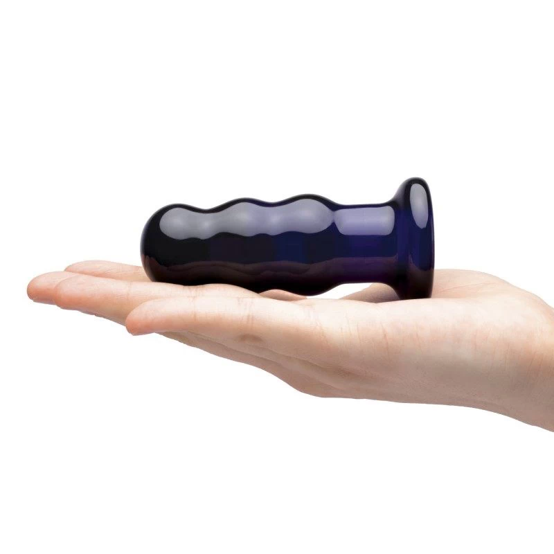 Glas - Rechargeable Remote Controlled Vibrating Beaded Buttplug - Image 5
