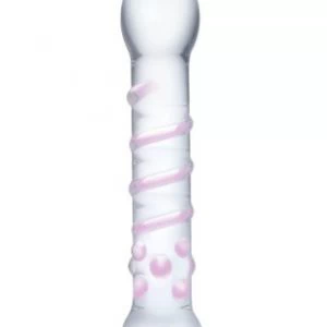 gläs Spiral Staircase klaasist dildo