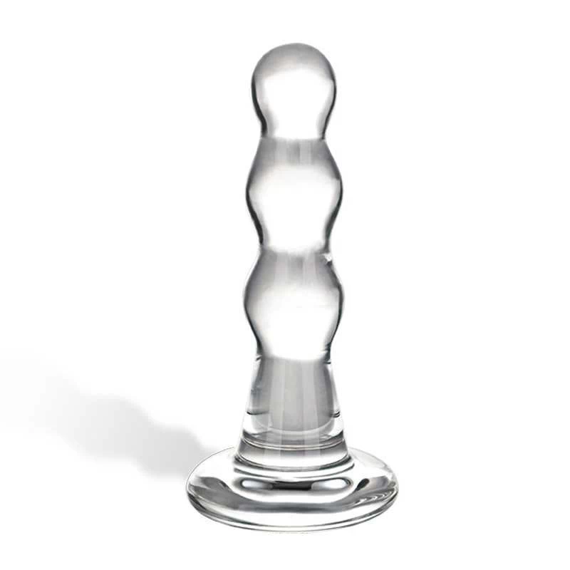 Gläs - Triple Play Beaded Glass Butt Plug
