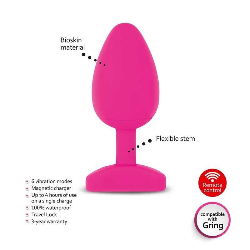 GVIBE - GPLUG BIOSKIN VIBRAATORIGA ANAALPUNN - Image 5