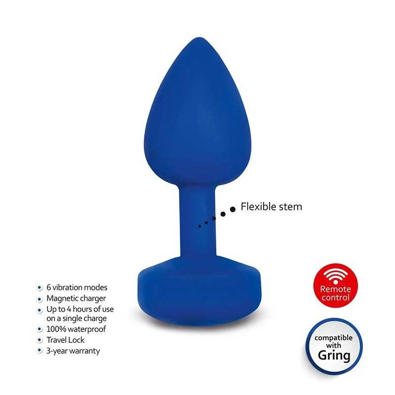 GVIBE - GPLUG VIBRAGA ANAALTAPP SININE - Image 7