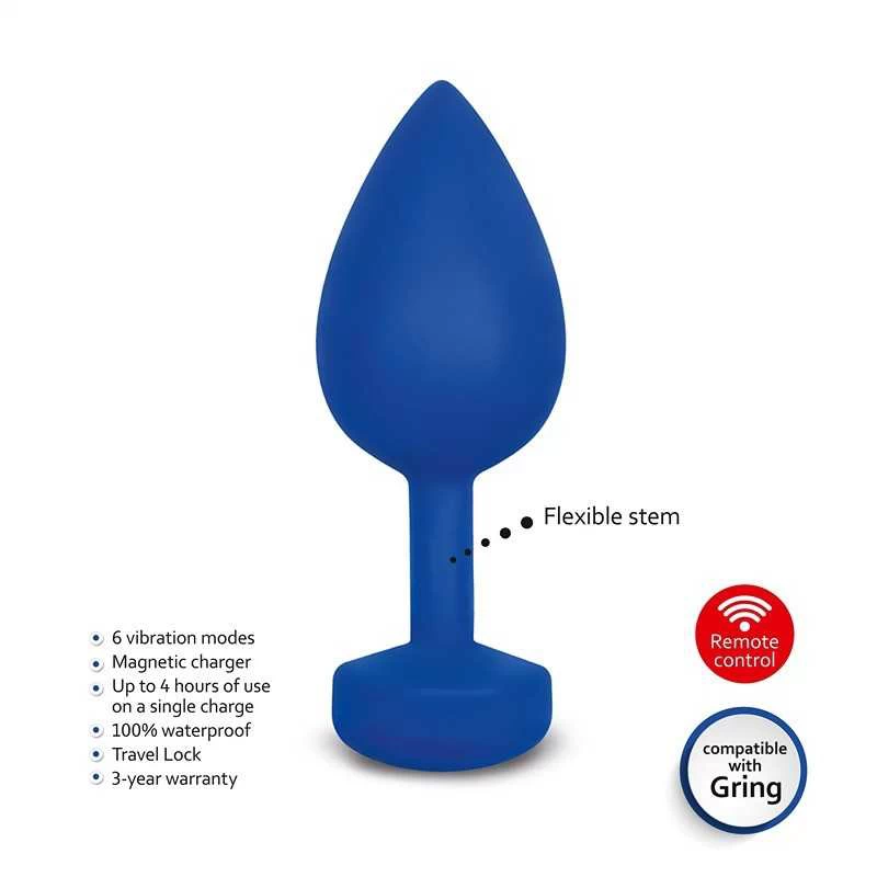 GVIBE - GPLUG VIBRAGA ANAALTAPP SININE - Image 10