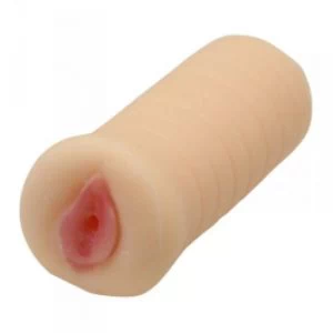 Häbemekujulise avausega lihtne pihumasturbaator