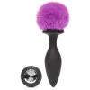 Happy Rabbit – Rechargeable Vibrating Butt Plug Black & Purple Large