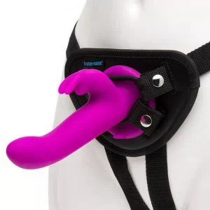 HAPPY RABBIT – VIBRATING STRAP-ON HARNESS SET