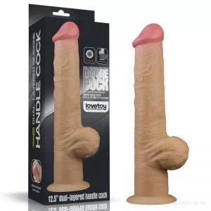 Hiiglaslik dildo Lovetoy Nature Cock (32.8 x 5.5cm)