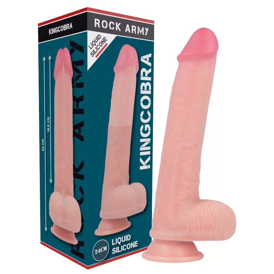 Iminapaga dildo Rock Army Kingcobra (24x4.8cm)