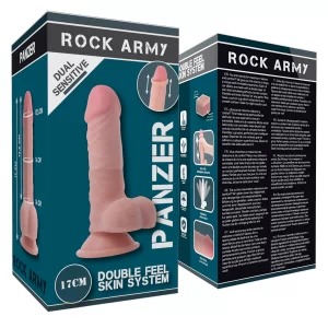 Iminapaga ülirealistlik dildo Rock Army Panzer (17×4.5cm)