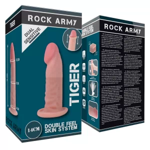 Iminapaga ülirealistlik dildo Rock Army Tiger (14×4.5cm)