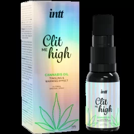 Intt Clit me High kõdistav ja soojendav kanepiõli kliitorile 12 ml