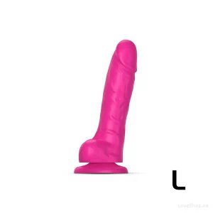 Jäiga sisemusega Dildo Sliding Skin L