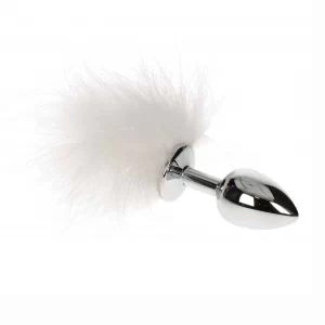 Jänkusabaga anaaltapp, valge