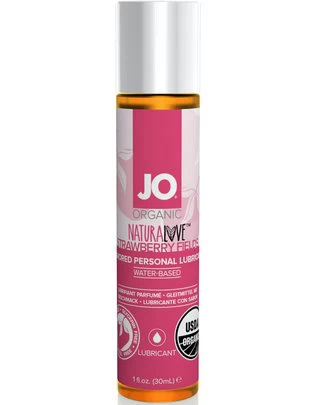 JO Organic NaturaLove maasikamaitseline libesti (30 / 120 ml)