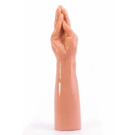 Käekujuline nahavärvi dildo Magic Hand