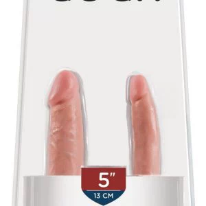 Kahepoolne dildo King Cock Double Trouble