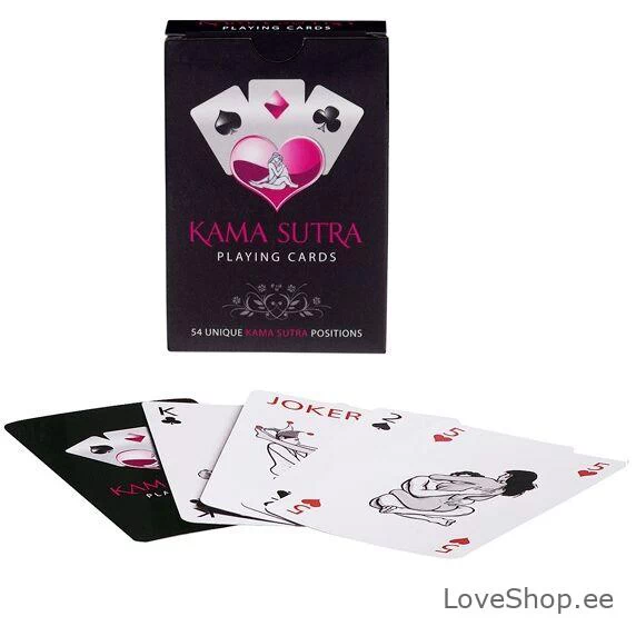 Kamasutra sekspoosidega mängukaardid Tease & Please