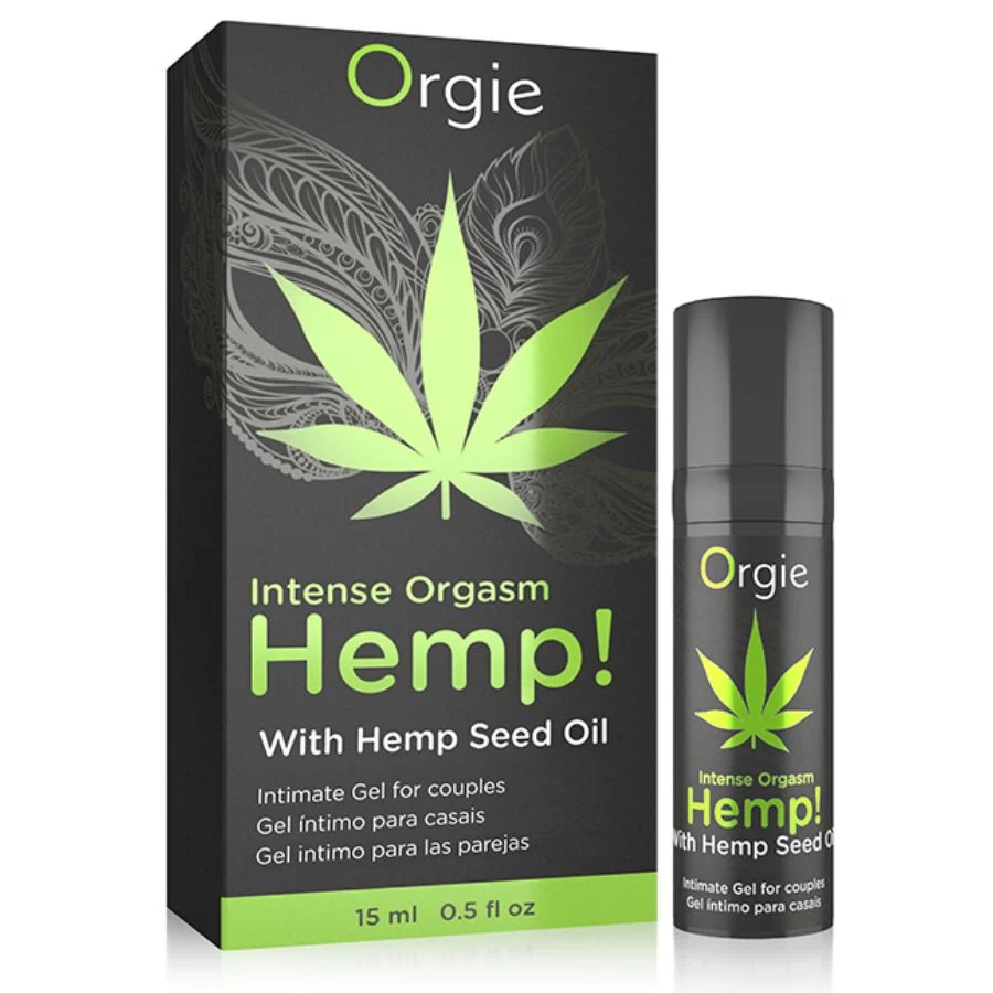 Kanepiseemneõliga orgasmigeel paaridele Orgie Hemp (vedel vibraator)