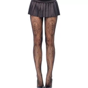 Kauni mustriga sukkpüksid, must