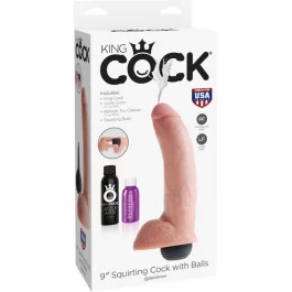 King Cock 9" Squirting dildo nahavärvi