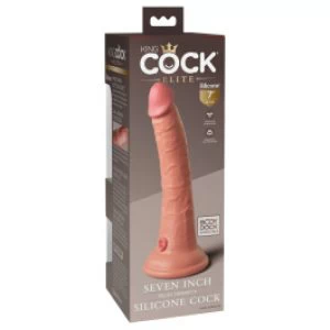 King Cock Elite 7″ silikoonist dildo topeltkattega