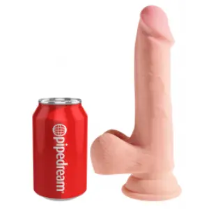King Cock Plus 7,5″ munanditega dildo topeltkattega