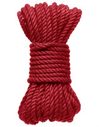 Kink Red Hemp Bondage Rope (9 m)