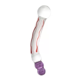 Klaasist kahepoolne dildo Tania