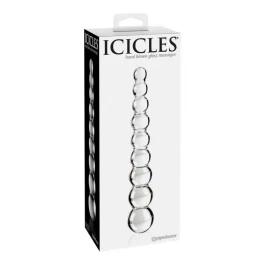 Klaasist mummuline dildo Icicles nr 2