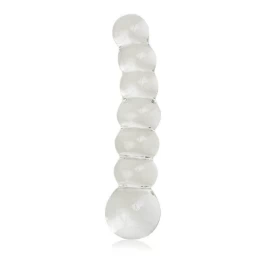 Klaasist romantiline dildo mummulise kehaga