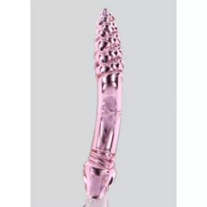 Klaasist roosa dildo Rhinestone Scepter