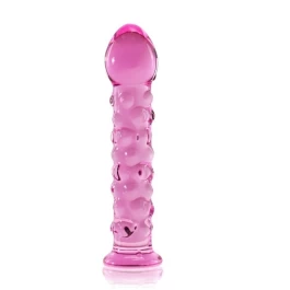 Klaasist roosa mummulise kehaga dildo Romance