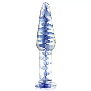 Klaasist sinine ja läbipaistev anaaltapp