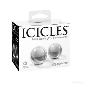 Klaasist tupekuulid Pipedream Icicles M (3.0cm)