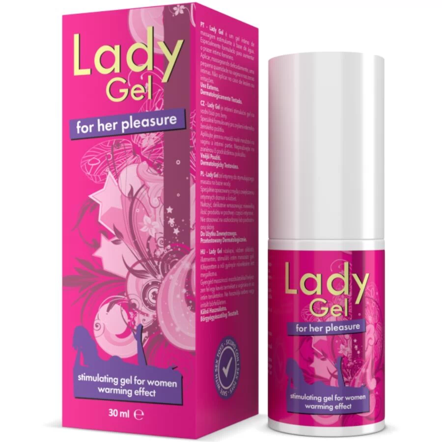 Kliitori stimuleerimise geel Lady Gel (soojendav)