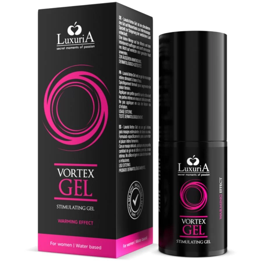 Kliitori stimuleerimise geel Luxuria Vortex Warming (soojendav)