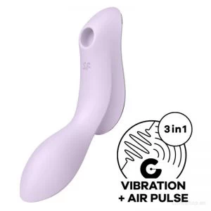 Kliitoristimulaator Satisfyer Curvy Trinity 2 (lilla)