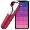Kliitoristimulaator Satisfyer Dual Love (kirsipunane)