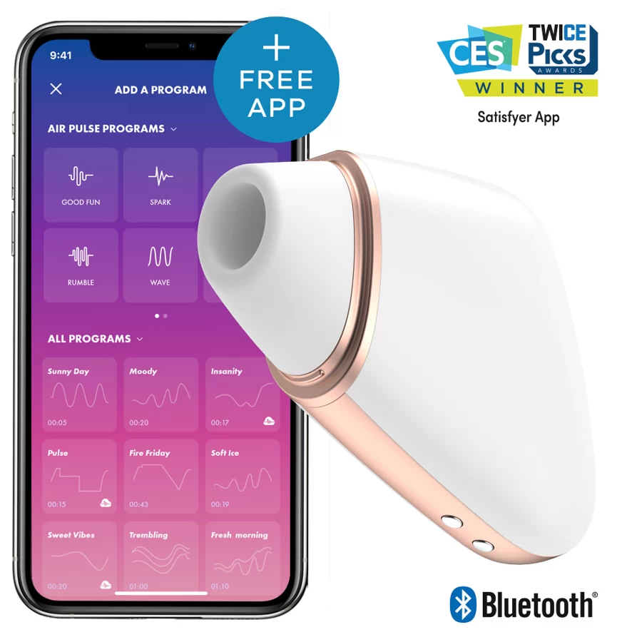 Kliitoristimulaator Satisfyer Love Triangle (valge)