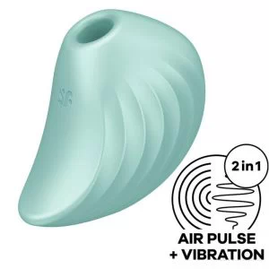 Kliitoristimulaator Satisfyer Pearl Diver (roheline)