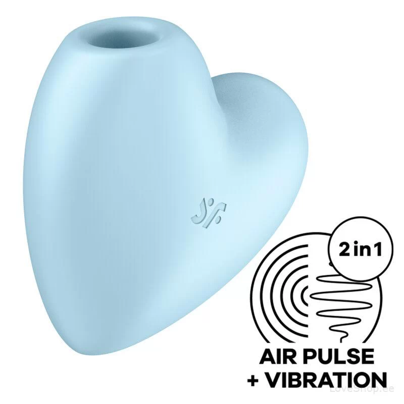 Kliitorstimulaator Satisfyer Cutie Heart (sinine)