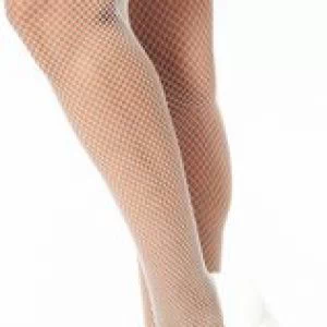 Kotek H019 valged silikoonribaga võrksukad