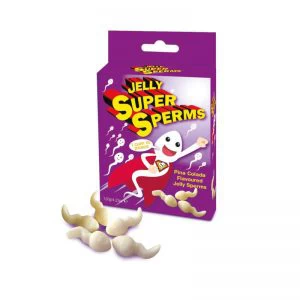 Kummikommid Jelly Super Sperms (pina colada)