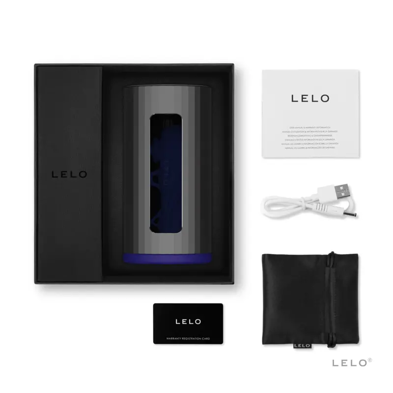 Lelo - F1 V2 Masturbaator Gun Metal & Midnight Blue - Image 6